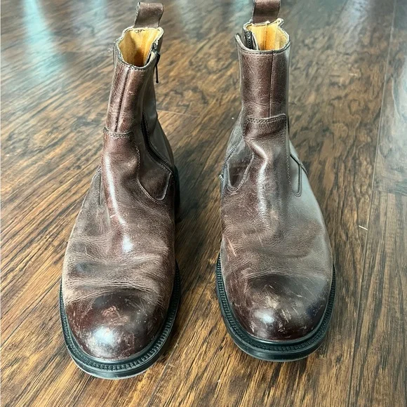 Rockport Men's Brown Leather Boots - Picture 2 of 12